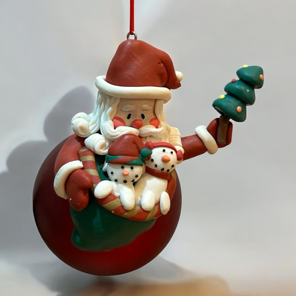 Dayton Hudson Corp 1997 Santa Ornament In Original Box 5x4 vintage